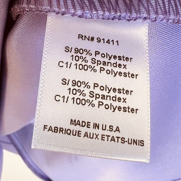 Clover Canyon Purple Neoprene and Mesh Sleeveless Fit and Flare Dress - Picture 7 of 7